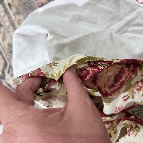 Waverly Norfolk Modern Farmhouse Floral Rod Pocket Valance Windows 60" x 16" - Picture 6 of 8